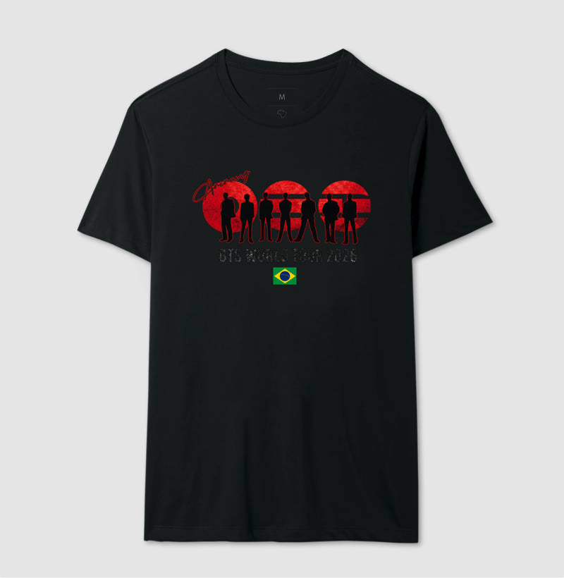 Camiseta BTS World Tour 2026 Brasil
