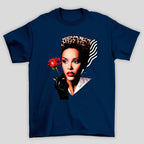 Camiseta Doja Cat Hair Style azul-marinho