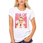 Camiseta Doja Cat Bubble Gum branca