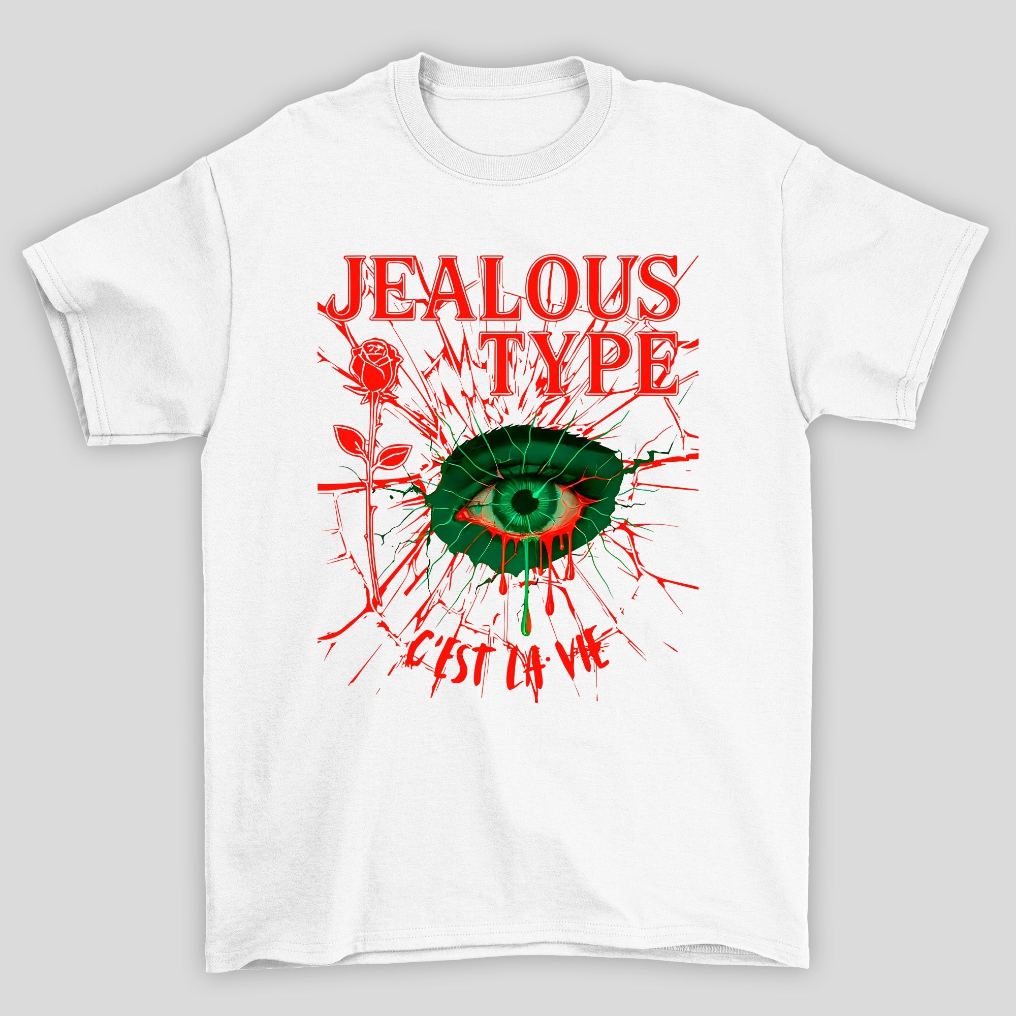 Camiseta Básica Doja Cat Jealous Type - Branco