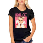 Camiseta Doja Cat Bubble Gum preta