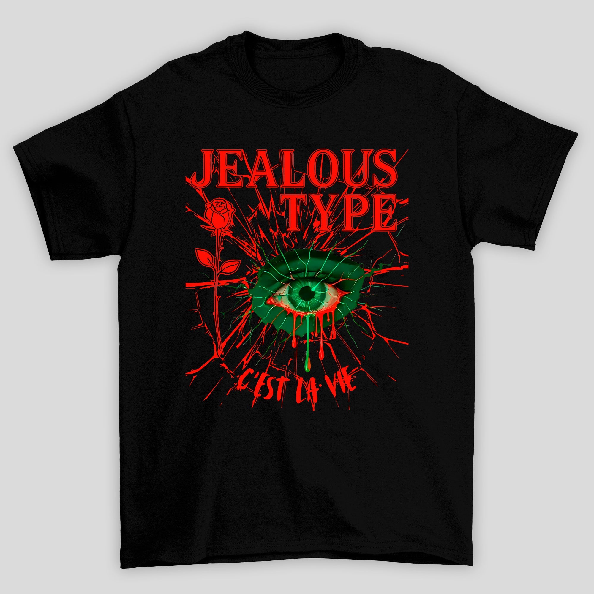Camiseta Básica Doja Cat Jealous Type - Preto