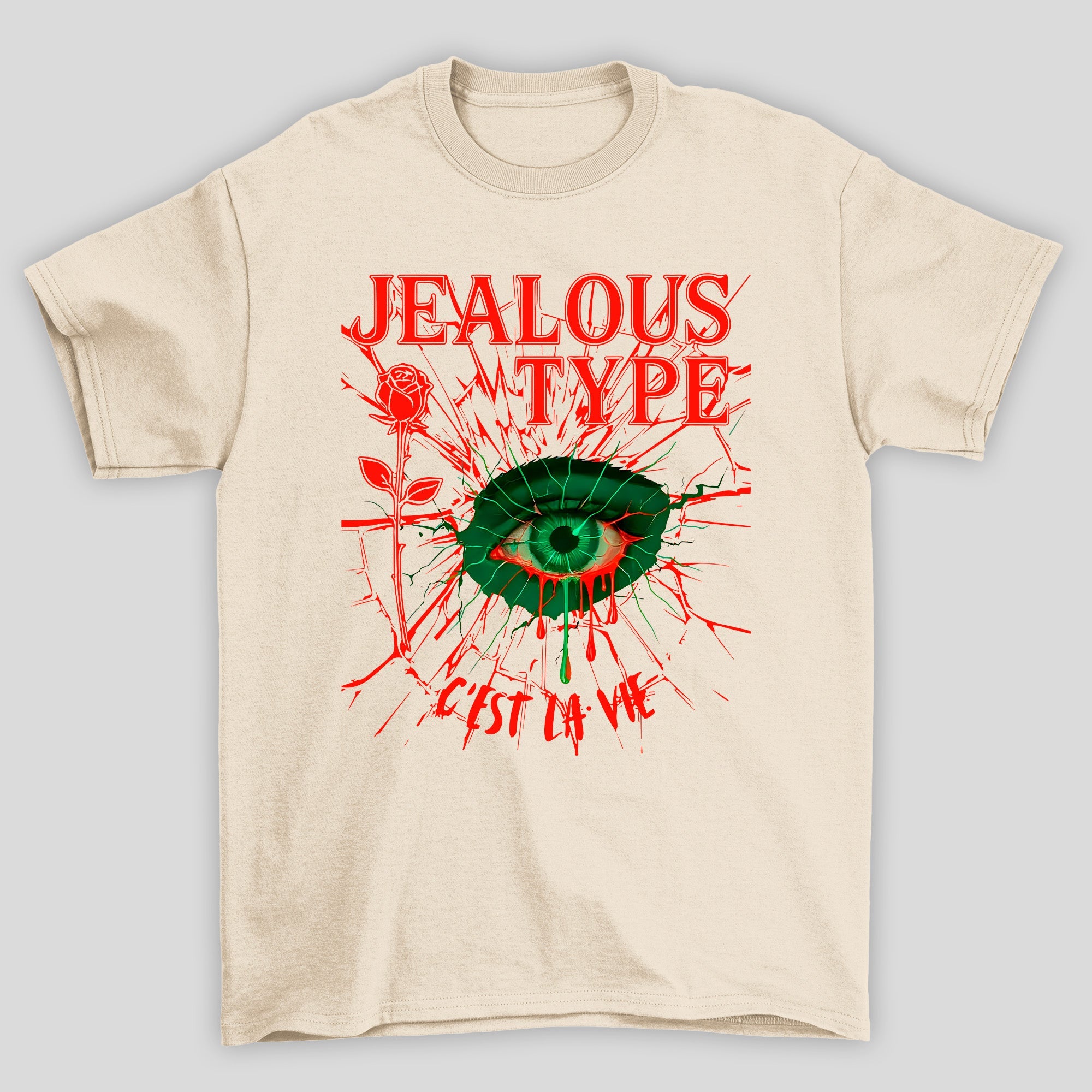 Camiseta Básica Doja Cat Jealous Type - Pérola