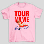 Camiseta Doja Cat Tour Ma Vie rosa