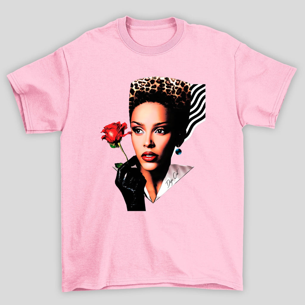 Camiseta Doja Cat Hair Style rosa