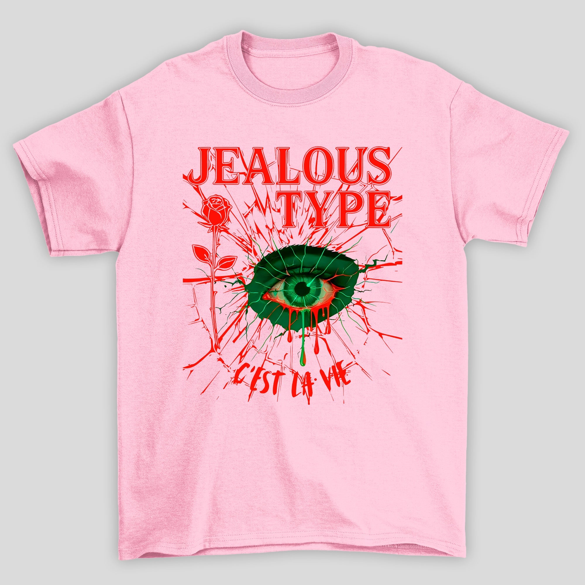 Camiseta Básica Doja Cat Jealous Type - Rosa bebe