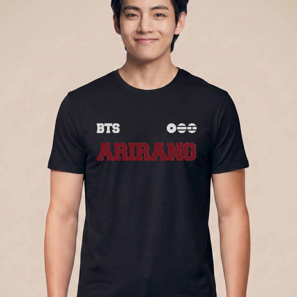 Camiseta BTS Arirang - Preta (V)