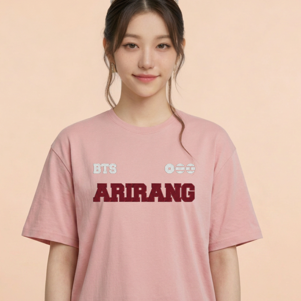 Camiseta BTS Arirang - Rosa (Wonyoung)