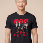 Camiseta BTS Arirang Magazine World - Preta (RM)