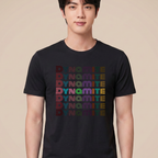 Camiseta BTS Dynamite Tipografia - Preta (Jin)