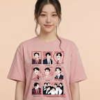 Camiseta BTS Membros Apelidos - Rosa (Wonyoung)