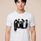 Camiseta BTS Vintage Seoul - Branca (Jungkook)