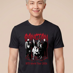 Camiseta BTS World Tour 2026 Flame - Preta (RM)