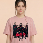 Camiseta BTS World Tour 2026 Uniforme - Rosa (Wonyoung)