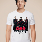Camiseta BTS World Tour 2026 Uniforme - Branca (V)