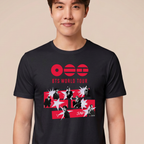 Camiseta BTS World Tour 2026 - Preta (J-Hope)