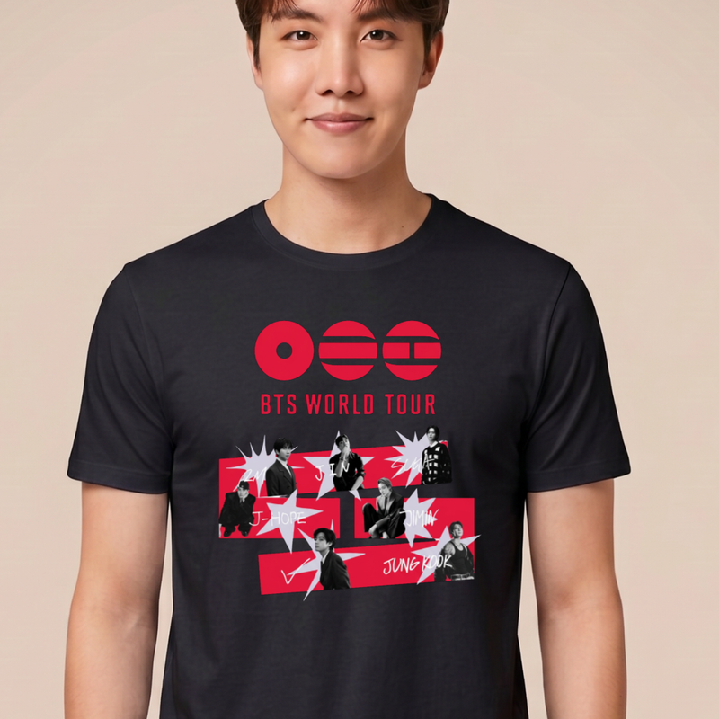 Camiseta BTS World Tour 2026