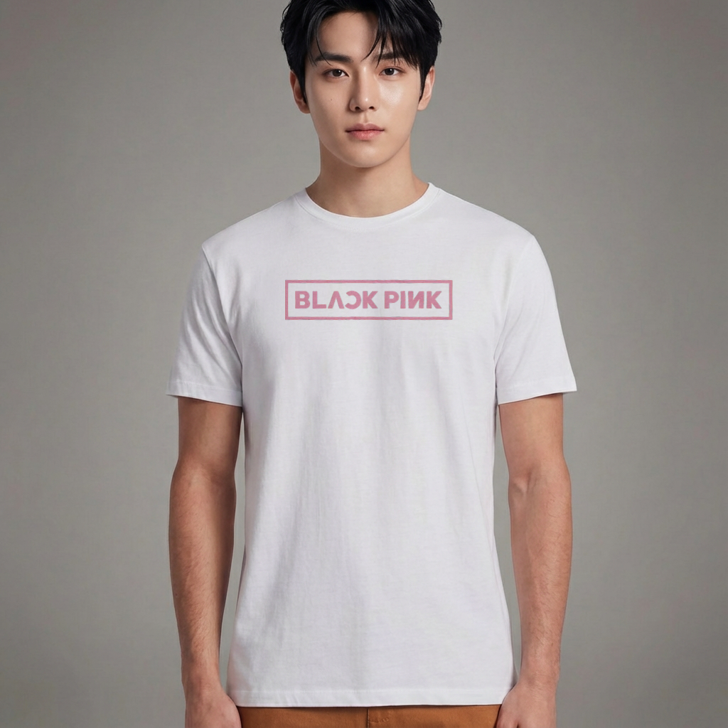 Camiseta Merch Graphic 1 BLACKPINK branca