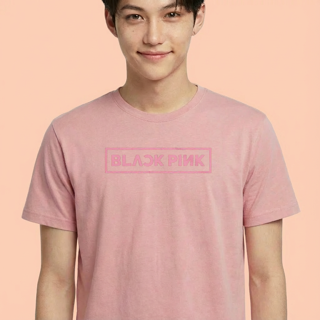 Camiseta Merch Graphic 1 BLACKPINK rosa