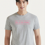 Camiseta Merch Graphic 1 BLACKPINK cinza