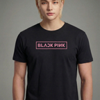 Camiseta Merch Graphic 1 BLACKPINK preta