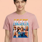 Camiseta Aespa Aesthetic rosa