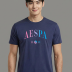 Camiseta Aespa College azul