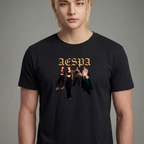 Camiseta Aespa Dirty Work Concept preta
