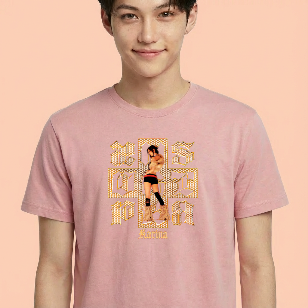 Camiseta Aespa Dirty Work Karina rosa