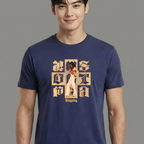 Camiseta Aespa Dirty Work Ningning azul