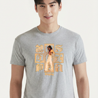 Camiseta Aespa Dirty Work Ningning cinza