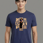 Camiseta Aespa Dirty Work Winter azul