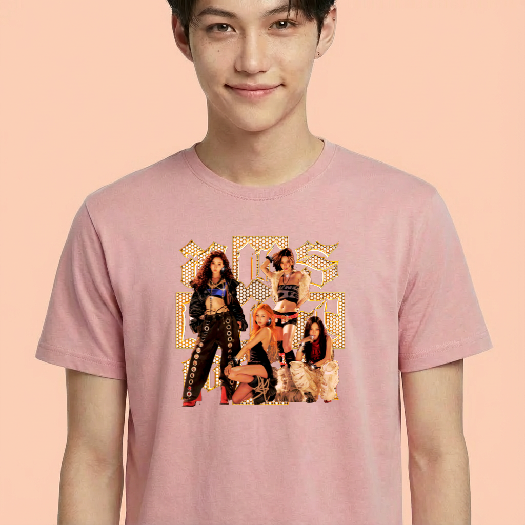 Camiseta camiseta-basica-aespa-dirty-work - Rosa