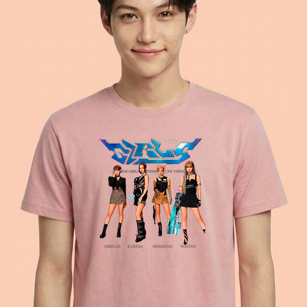 Camiseta Aespa Girls rosa