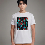 Camiseta Aespa Glitch branca