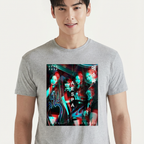 Camiseta Aespa Glitch cinza