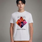 Camiseta Aespa Group Kpop branca