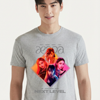 Camiseta Aespa Group Kpop cinza