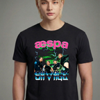 Camiseta Aespa Group preta