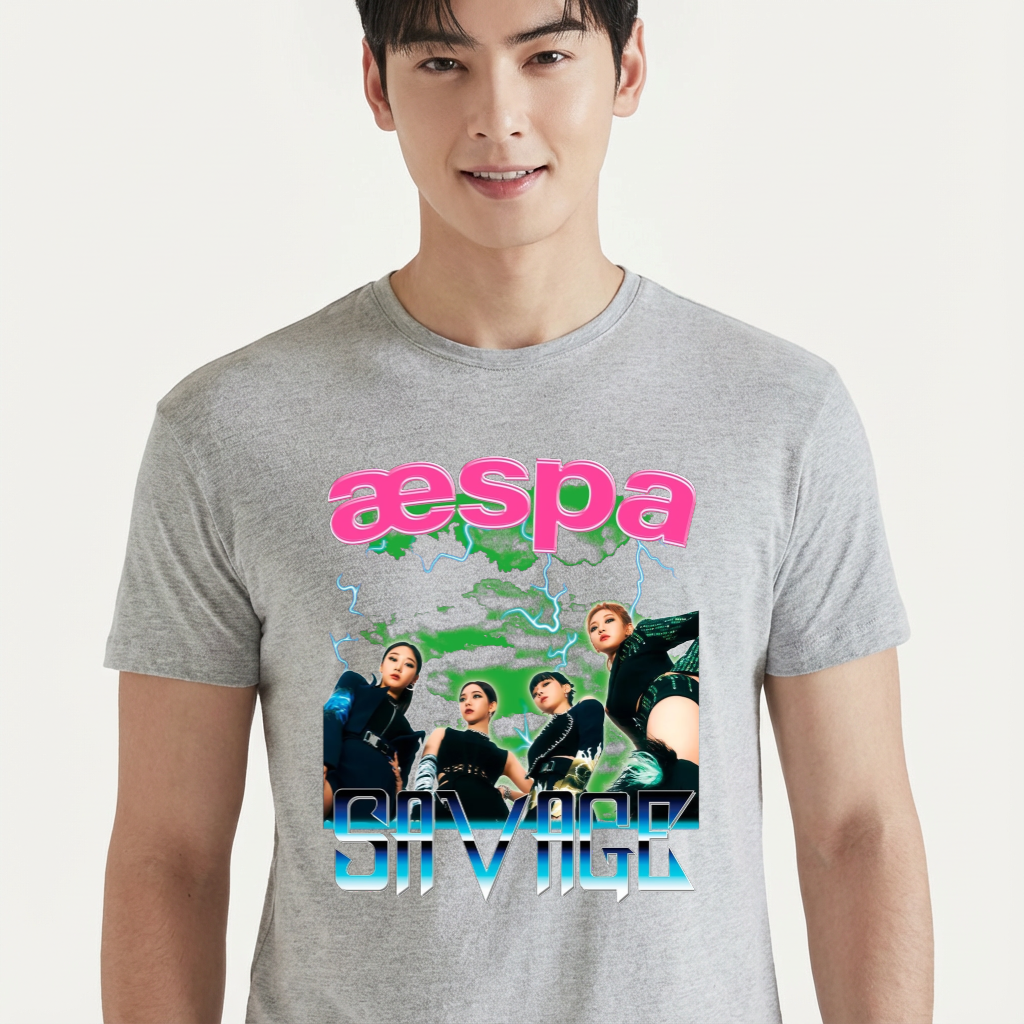 Camiseta camiseta-basica-aespa-group - Cinza