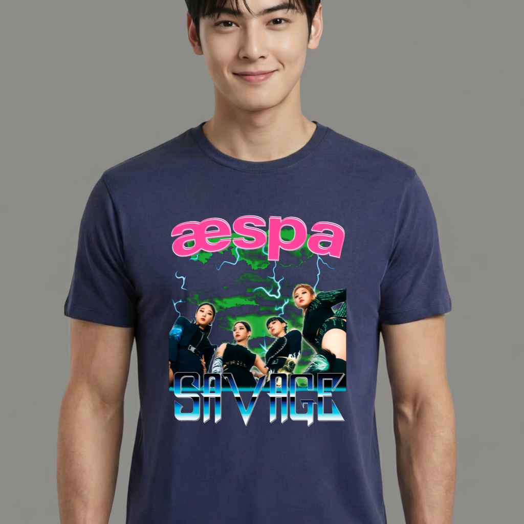 Camiseta Aespa Group azul