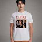 Camiseta Aespa Karina Graphic branca
