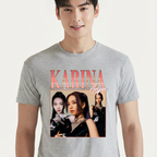 Camiseta Aespa Karina Graphic cinza