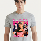 Camiseta Aespa Karina Vintage cinza