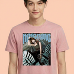 Camiseta Aespa Ningning rosa
