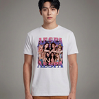 Camiseta Aespa Retro branca