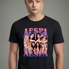 Camiseta Aespa Retro preta