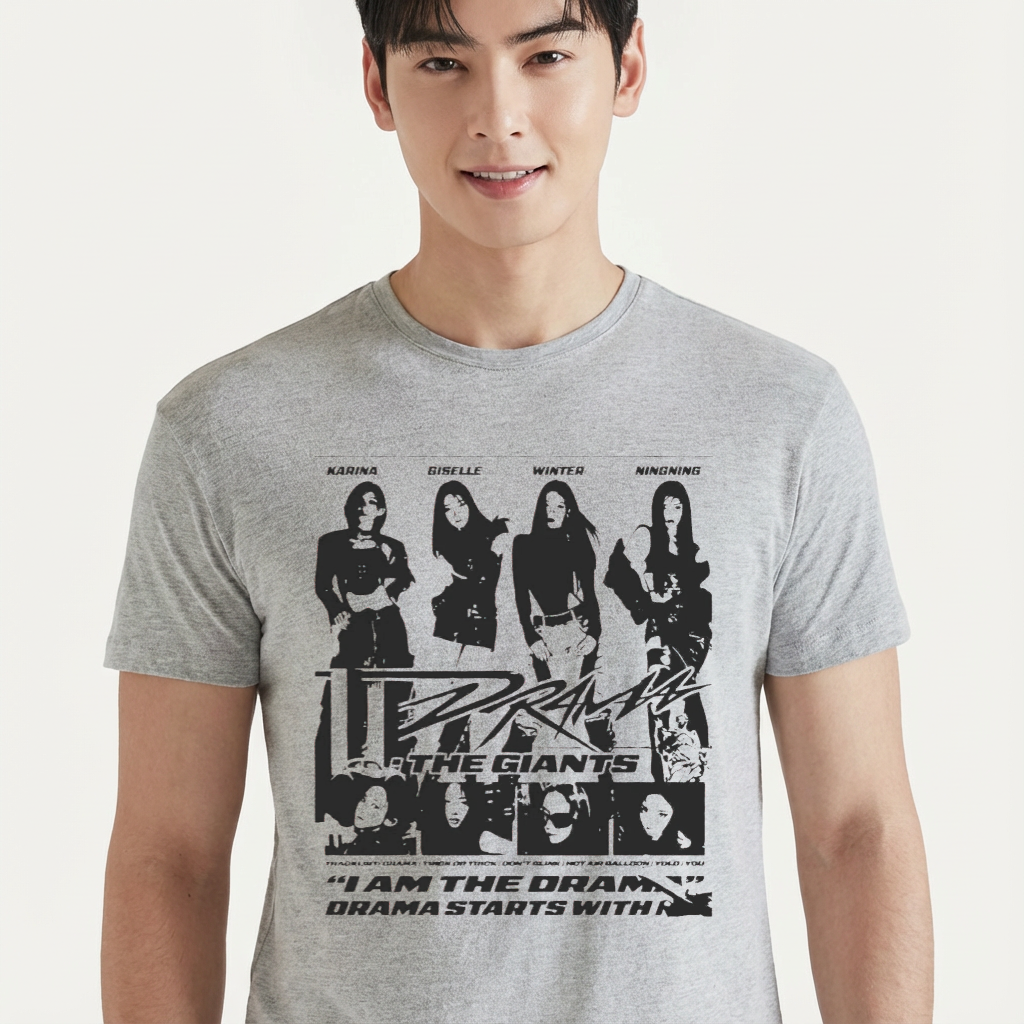 Camiseta camiseta-basica-aespa-the-giants - Cinza