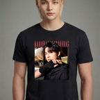 Camiseta ATEEZ Aesthetic preta