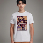 Camiseta ATEEZ Bouncy branca